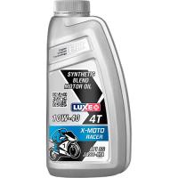 Масло моторное минеральное LUXE B2C 30418 X-MOTO RACER 4Т 10W40, 1 л. API SG JASO-MA Россия 1/12 шт.