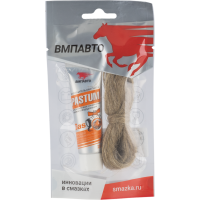 Смазка Смазки.ру 8203 Комплект со льном: Pastum gas 25 г. туба, лен 7 г. Россия 1/90 шт.