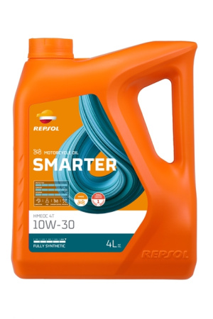 Масло моторное синтетическое Repsol Smarter HMEOC 4T 10W30, 4 л, JASO T903:2016 MA2; API SL, RPP2062LGB JASO T903:2016 MA2; API SL 60965/R Россия 1/5